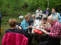 Pause an der privaten Hütte &quot;Friedrich&quot;